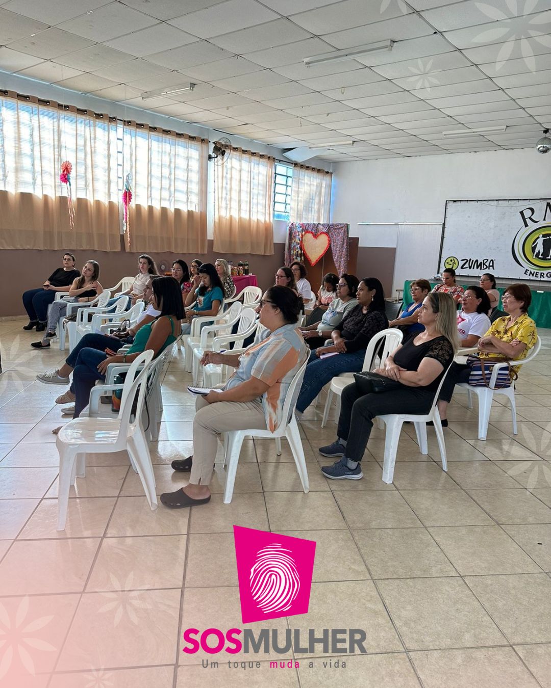 Foto de participantes em curso
